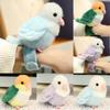 Parrot Plush Series Toy Keychain Clap Ring Cartoon Pendant Decoration Gifts