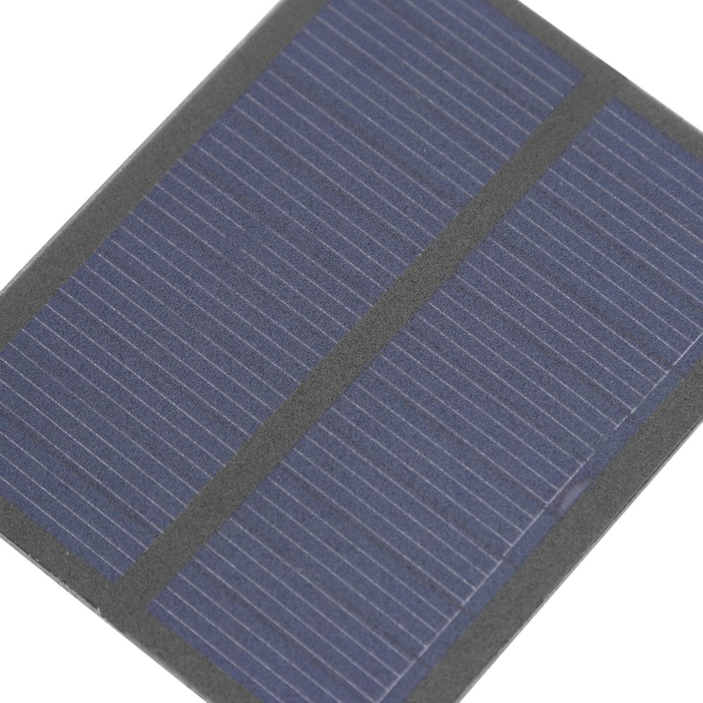 0.5W 5.5V Solar Panel Polycrystalline PET Laminate Solar Battery Charger 76x60mm