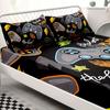 Gamepad Pattern Mattress Three-Piece Digital Printing Bedroom Room School Dormitory Bedding Decoration