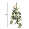 Simulation Rose Peony Wall Hanging Eucalyptus Leaves Simulation Leaves Hanging Down Home Hotel Wall Decoration Hanging Jewelry