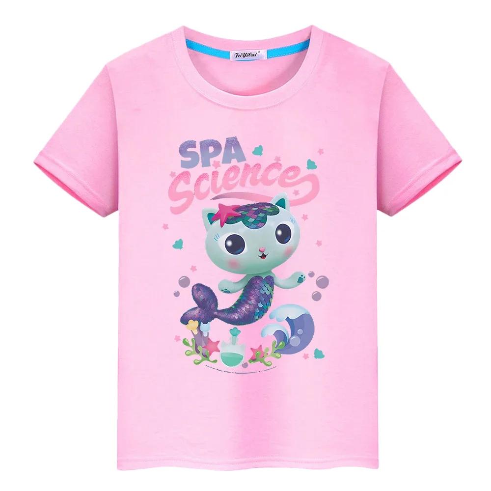 Принтованная летняя футболка Gabbys Dollhouse 140