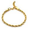 European-American Trend 18K Gold Plated Titanium Steel Cuban Chain Bracelet - Non-fading, Thick Design