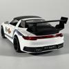 1/32 Porsche 911 Targa 4S Martini Racing Edition Sports Car Alloy Metal Diecast Model Car Sound & Light Pull Back Vehicles Gifts