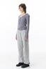 PAHISUM Cozy Stripe Pants_Gray