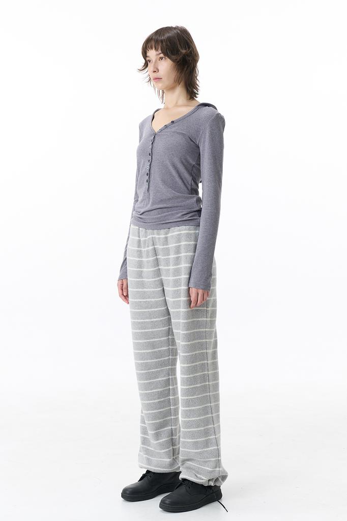PAHISUM Cozy Stripe Pants_Gray