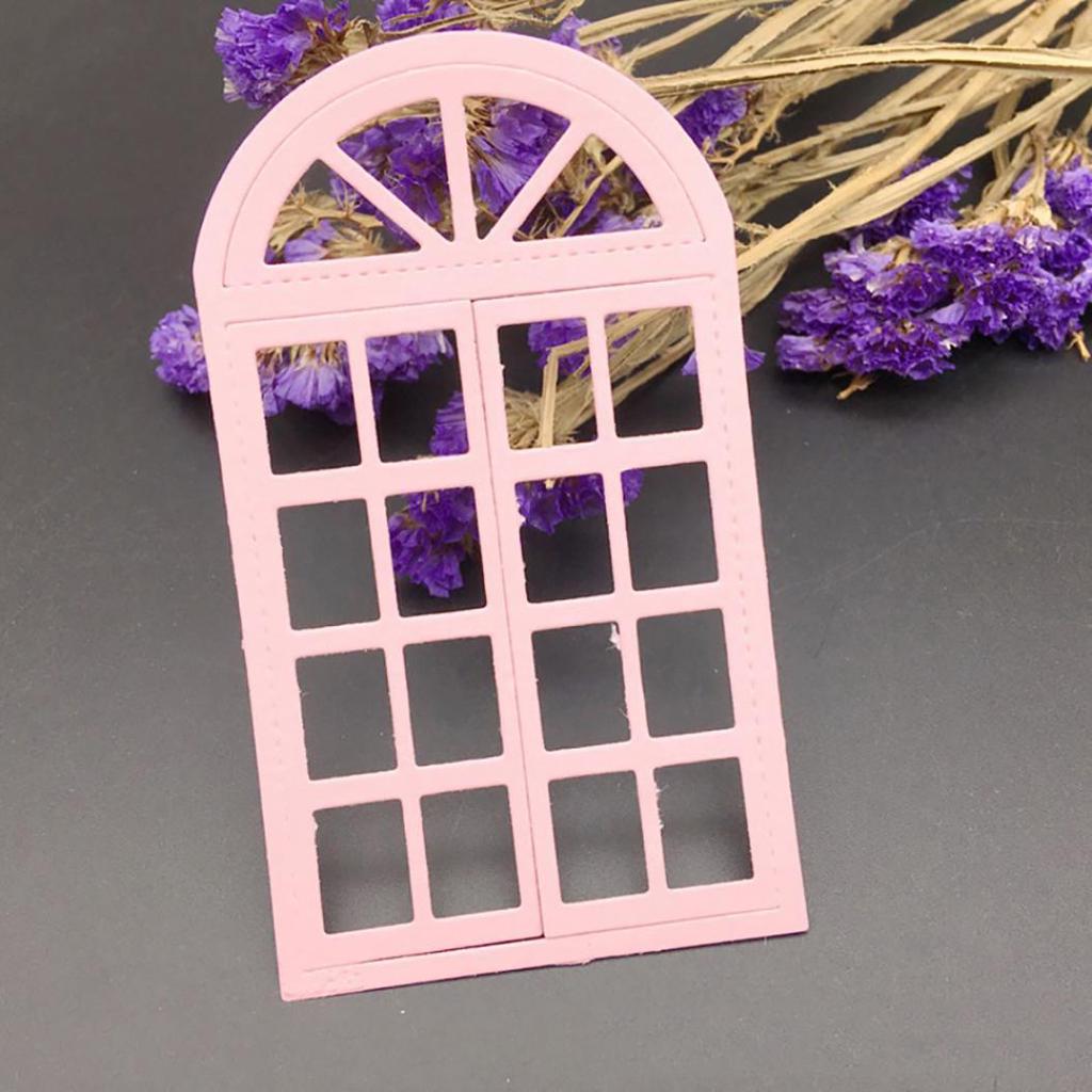 Reusable Carbon Steel Background Window Frame Cutting Die Scrapbook DIY Stencil