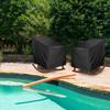 Outdoor Patio Rocking Chair Cover Yard Furniture Supplies Lawn Lounge Protector Cover For Homeowners Apartment Balcony Summer