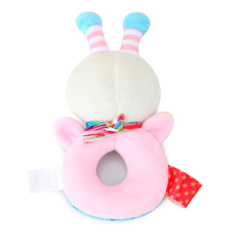 bbsky Adorable Animal Plush Hand Grip Rattle for Babies