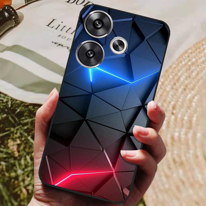 For Xiaomi POCO F6 Case POCOF6 Luxury Phone Silicon Back Cover For Xiaomi POCO F6 Cases  F 6 Protective Shockproof Shell Capas