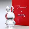 Baccarat 2022 Miffy Bunny Crystal Sculpture In Clear and 20k Gold, Rabbit (Zodiac Sign of the Rabbit), Item Number 2815127 [Parallel Import]