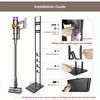 For Dyson V6-V11 Metal Stand Sturdy Metal Vacuum Cleaner Stand for Dyson Handheld Storage Rack for Cordless Vacuums Accessories