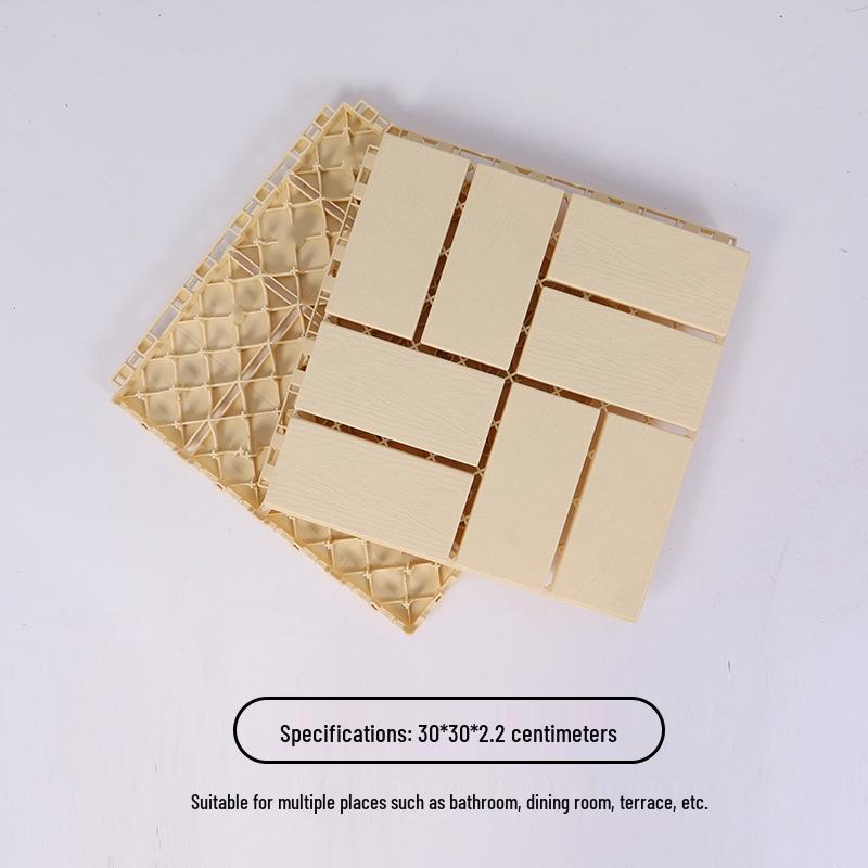 

Водонепроницаемый Нескользящий Сборный Напольный Коврик для Бассейнов, Ванных комнат, Кухонь и Душевых 30*30*2.0 cm