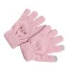 Winter   Glove Smile Face Design Elastic Thermal Warm Knit Glove for Women Girls