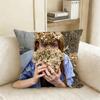 SSadie SSink Various Sizes Square Pillow Case For Car Home Bedchamber Decor
