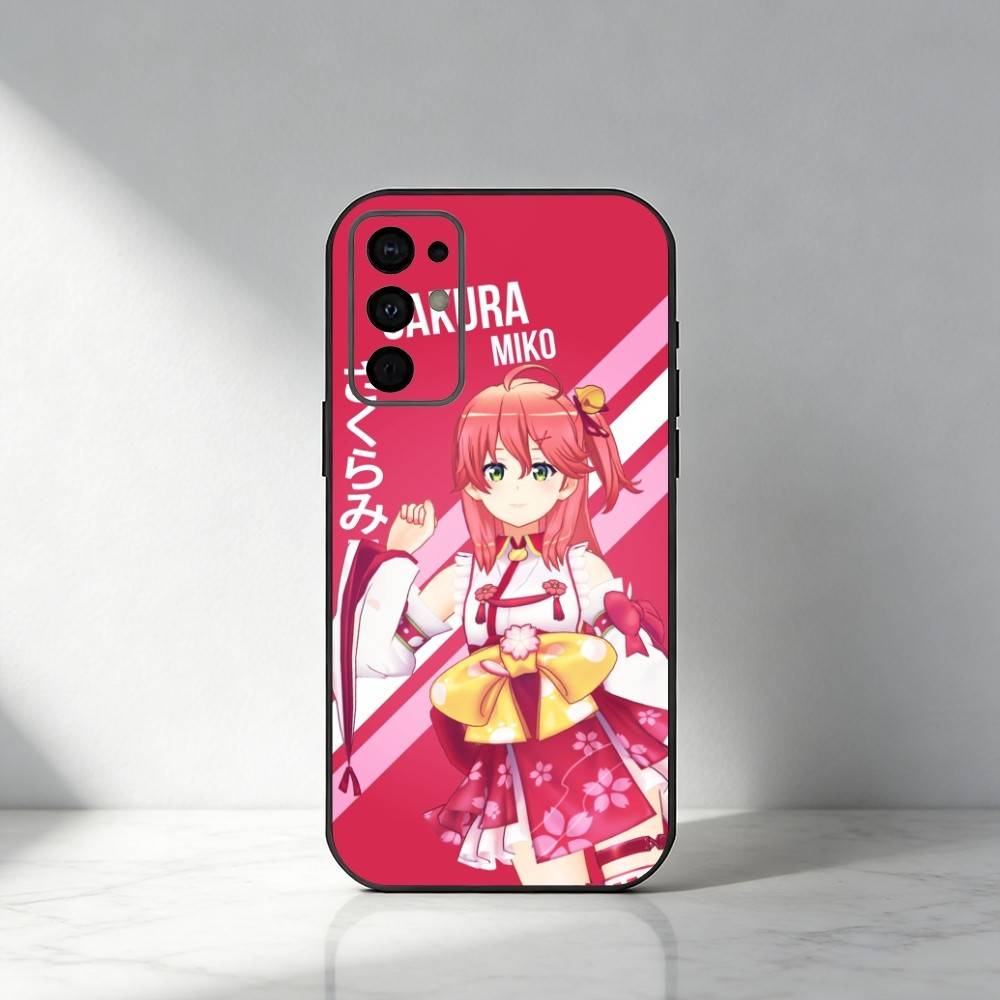 

Virtual Characters Sakura M-Miko Phone Case For Samsung S25,S24,S21,S22,S23,S30,Ultra,S20,Plus,Fe,Note,5G Black Cover Samsung S20plus5G