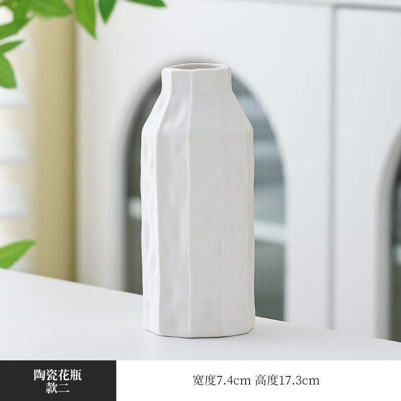 Ceramic Vase European Style Simple Creative For Dry Fresh Flowers Living Room Dining Table Arrangement Crafts