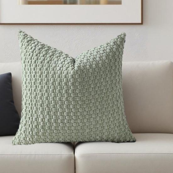 45x45CM Cord Kissenbezug Zierkissenbezug Haus Wohnzimmer Schlafzimmer Sofa Bett Dekorative Quadratische Kissenhülle