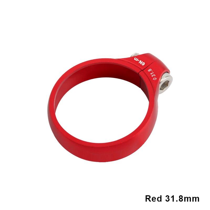 Bicycle Seat Post Clamp 31.8/34.9mm Super Light CNC Aluminum Alloy MTB Road Bike Lock Seatpost Clamp Cycling Accessories