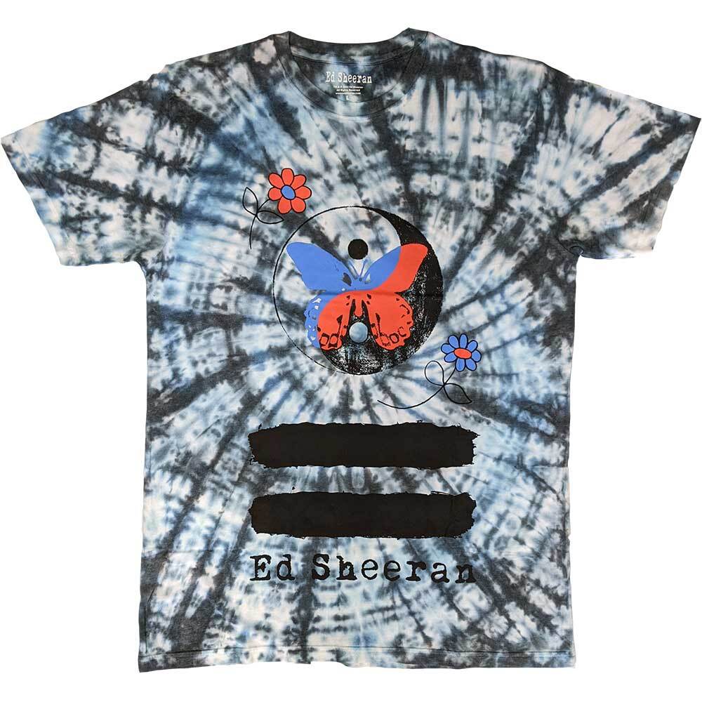 

Ed Sheeran Yin Yang Butterfly T-Shirt White New XXXL