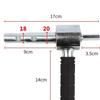 Versatile 18mm 20mm Hex Adapter With Anti-Slip Grip For Electric Ice Auger Drill Bit Connections Power Tools  Parts