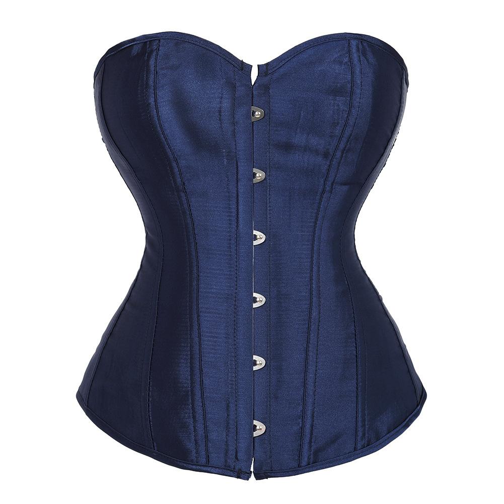 Women Peacock Blue Adjustable Tummy Control Bust Shaping Shapewear Top