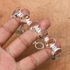 Morganite Gemstone : 925 Sterling Silver Handmade Multi Gemstone Bracelet Jewelry