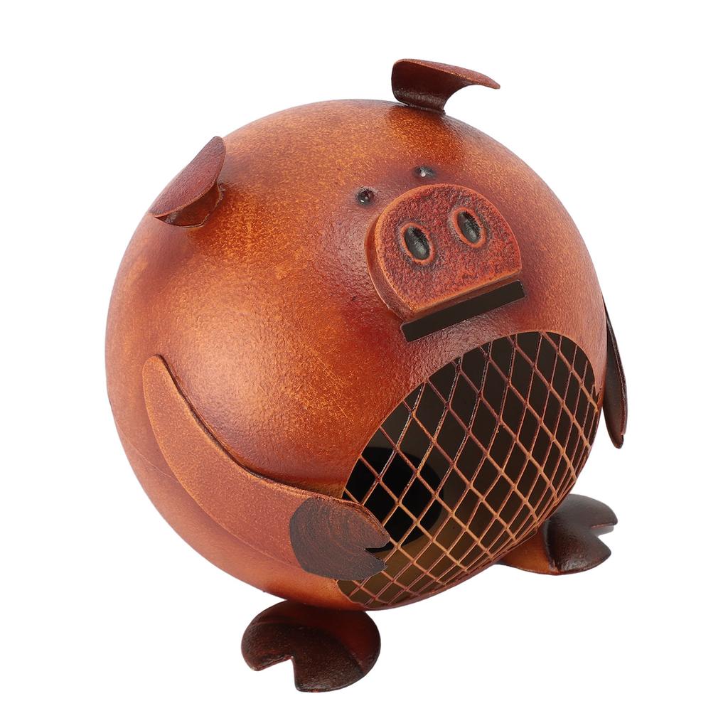 Animal Money Bank Cute Decorative  Shape Vintage Metal Coin Bank for Bedroom Living Room