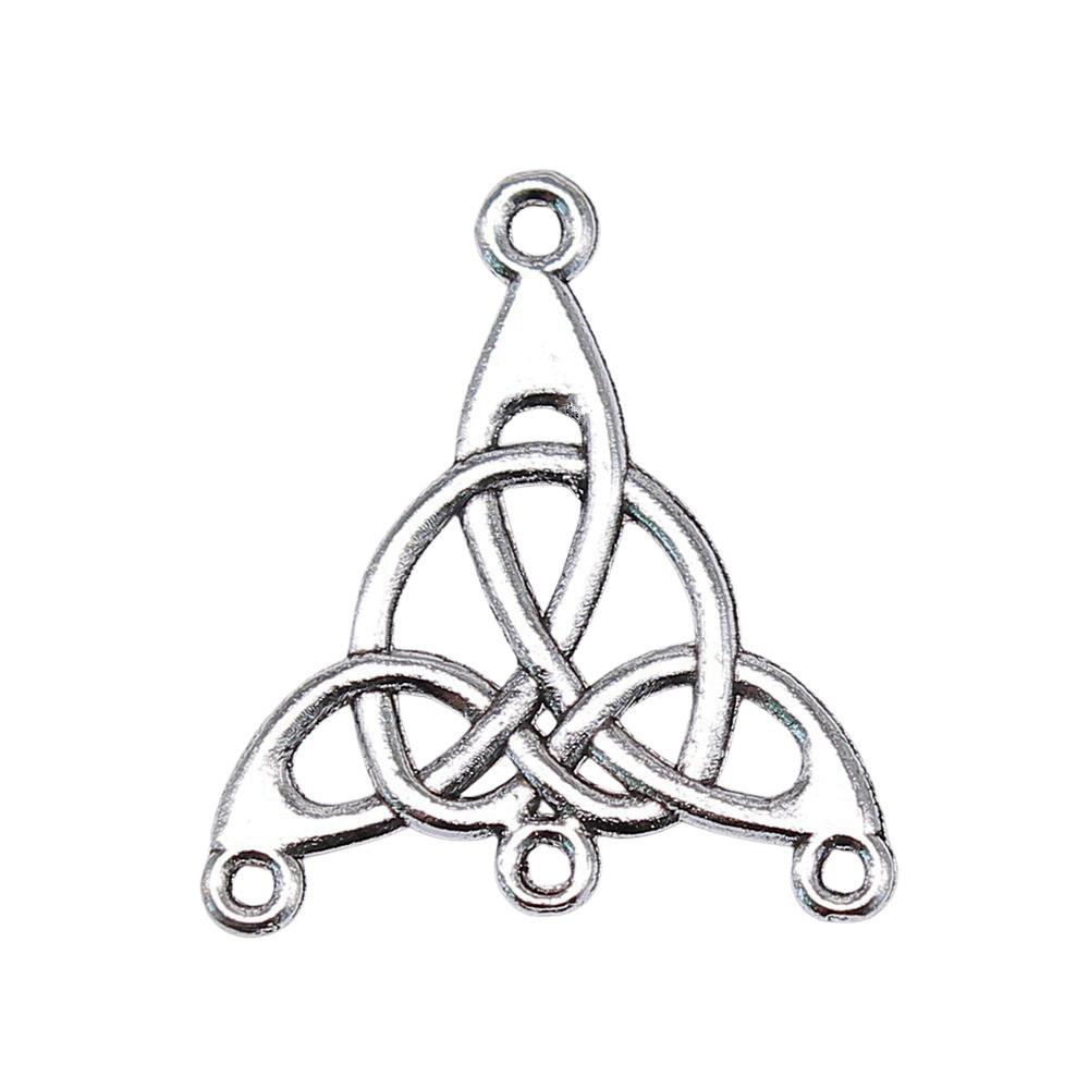 Geometric Flower Multi Loop Connectors Metal Links For Earrings Accessories Parts