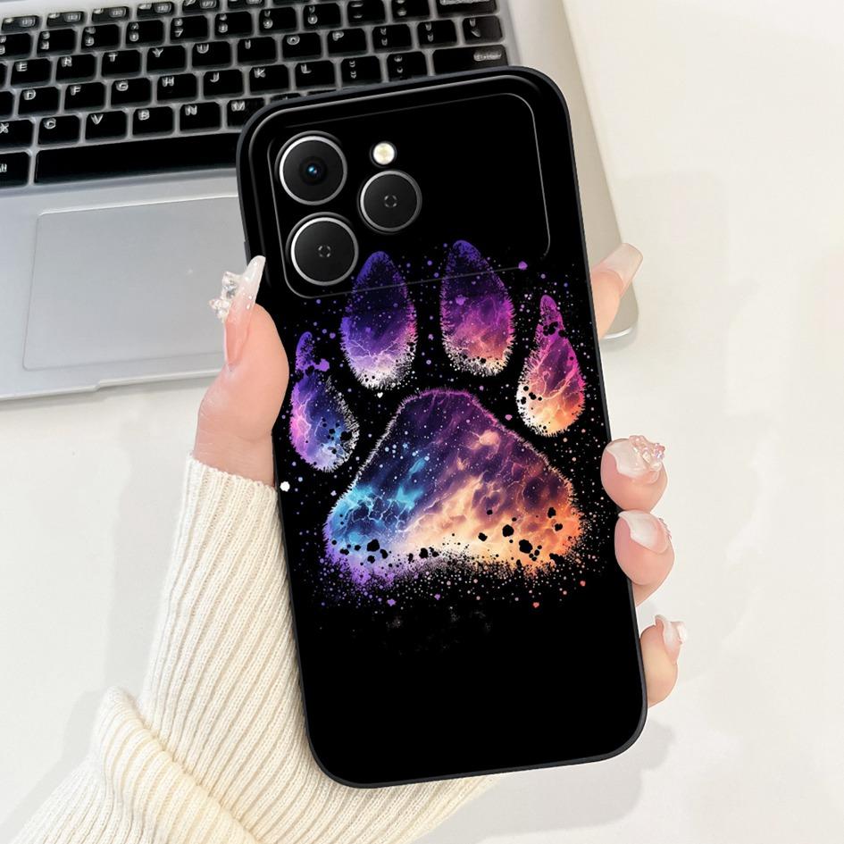 For Tecno Spark 40 Case Popular Cartoon Space Soft Silicone Camera protection Phone Cover For Tecno Spark 40C Spark40 4G Housing