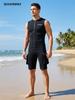 Colete de Roupa de Neoprene Sem Mangas de 3mm para Proteção Solar e Aquecimento Durante Natação, Surf, Snorkel e Rafting