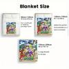 Pokemon Cartoon Blanket Cozy Breathable Flannel for Bed Couch Travel Camping Perfect Home Decoration for Fans THW