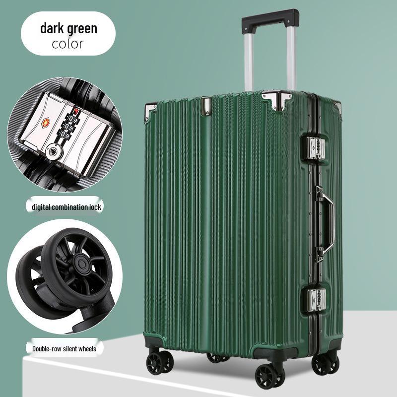 26-Zoll Aluminiumkoffer mit Fall- und Verschleißfestigkeit, Universelle leise Rollen - Ideal für Damenreisen