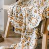 Bohemian Soft Tassel Knitted Blankets Plaid Tapestry Nap Blanket Vintage Air Conditioning Blankets Knit Blanket For Travel