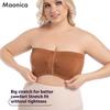 Europeisk Storlek Stor Storlek Enradig Underkläder Bröststöd Bröstknäppta Linnen Tunna Andningsbara Underkläder för Kvinnor