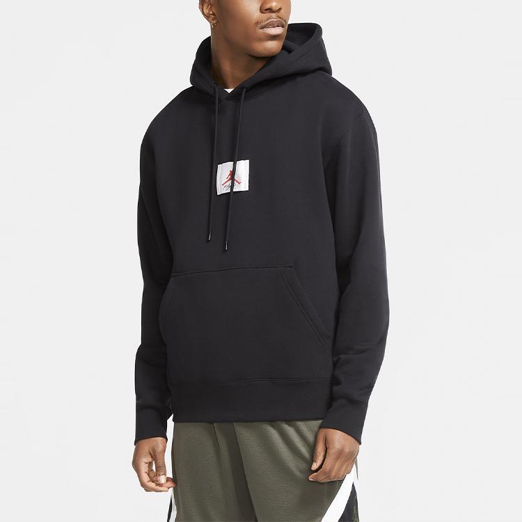 Jordan Sweatshirts Men's Black Hooded Moderate Regular CV6147-010