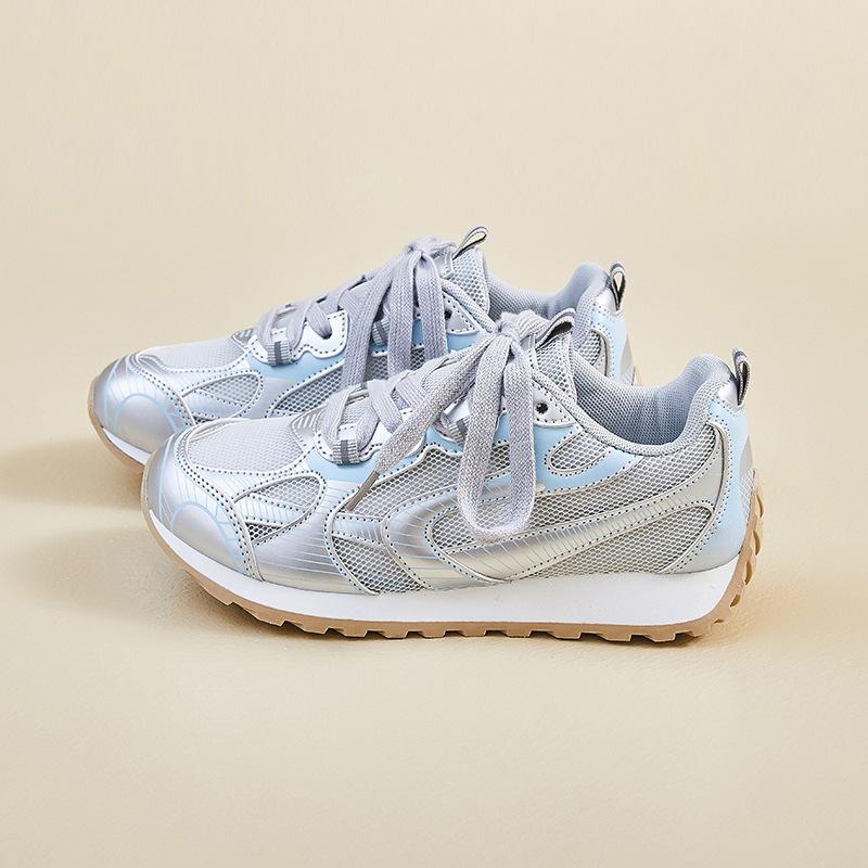 

2025 New Women s Platform Dad Shoes ,Summer Breathable Mesh Sneakers for Students,Fashion Streetwear Athletic Casual Shoes 35