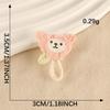 Computer Embroidery Label Decorative Jewelry Cute Plush Bow Hairpin Leather Ring Hair Accessories Accessories Clothing Patch Cloth Label