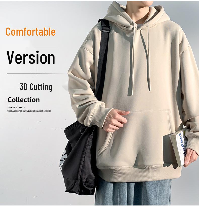 Herr Casual Lös Tung Huvtröja - Trendig, Mångsidig Sportkläder för Vår och Höst