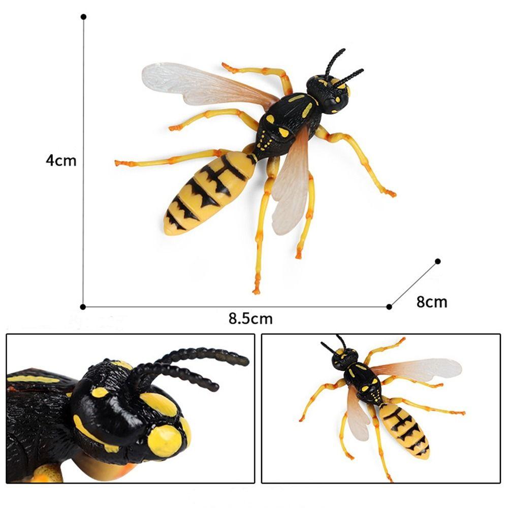 Plastic Bee Ornaments Simulated Insect Toy New Lifelike Model Child