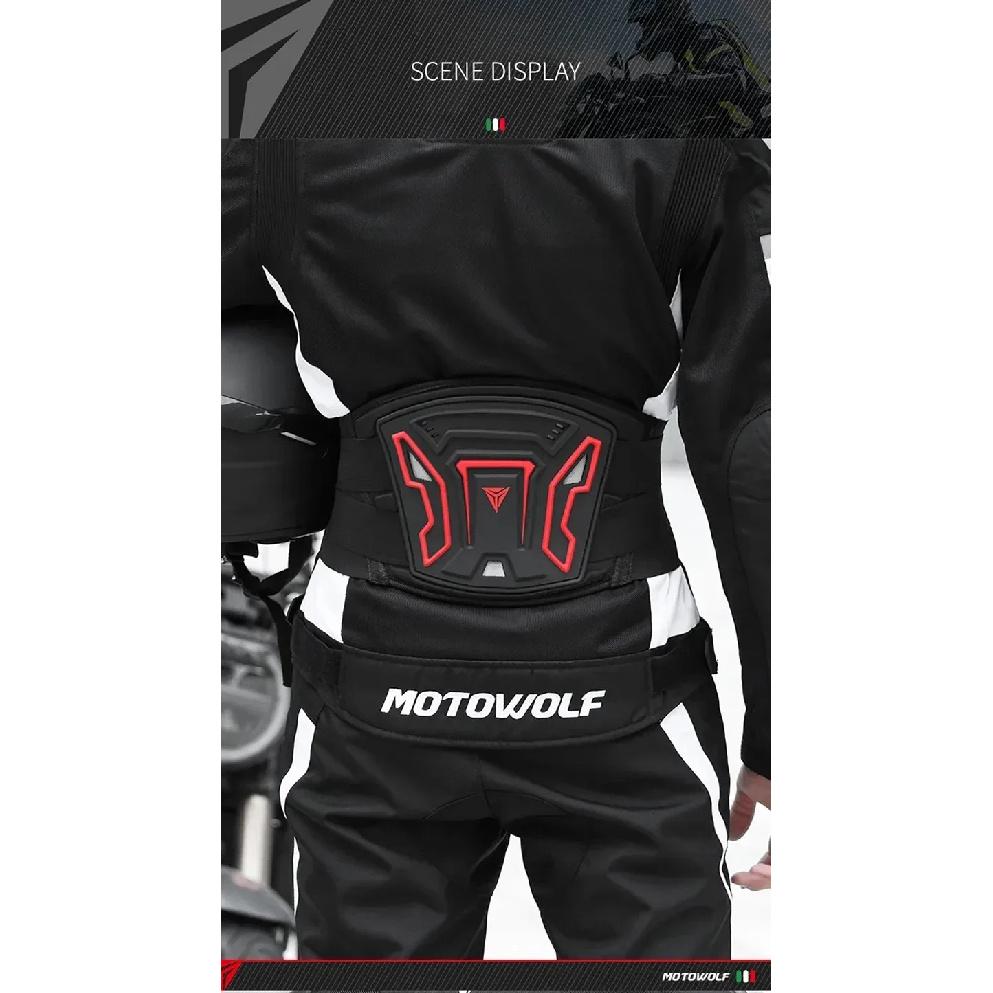 Motowolf Motocykl terenowy Oddychające stroje motocyklowe Pasek w talii Przedmioty dla unisex Ochraniacz pleców Akcesorium Moto Biker Ochraniacz rowerowy