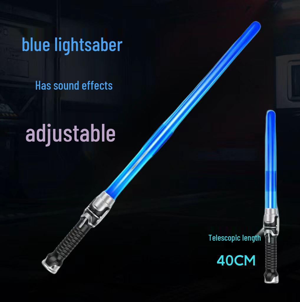 Star Wars Retractable 2-in-1 Lightsaber Toy with Lights & Sound - Children's Luminous Toy