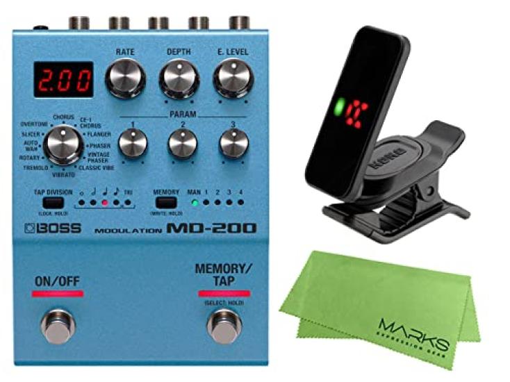

BOSS - EffectorModulation MD-200 + KORG Pitchclip 2 PC-2 + Marks Original Cross Set