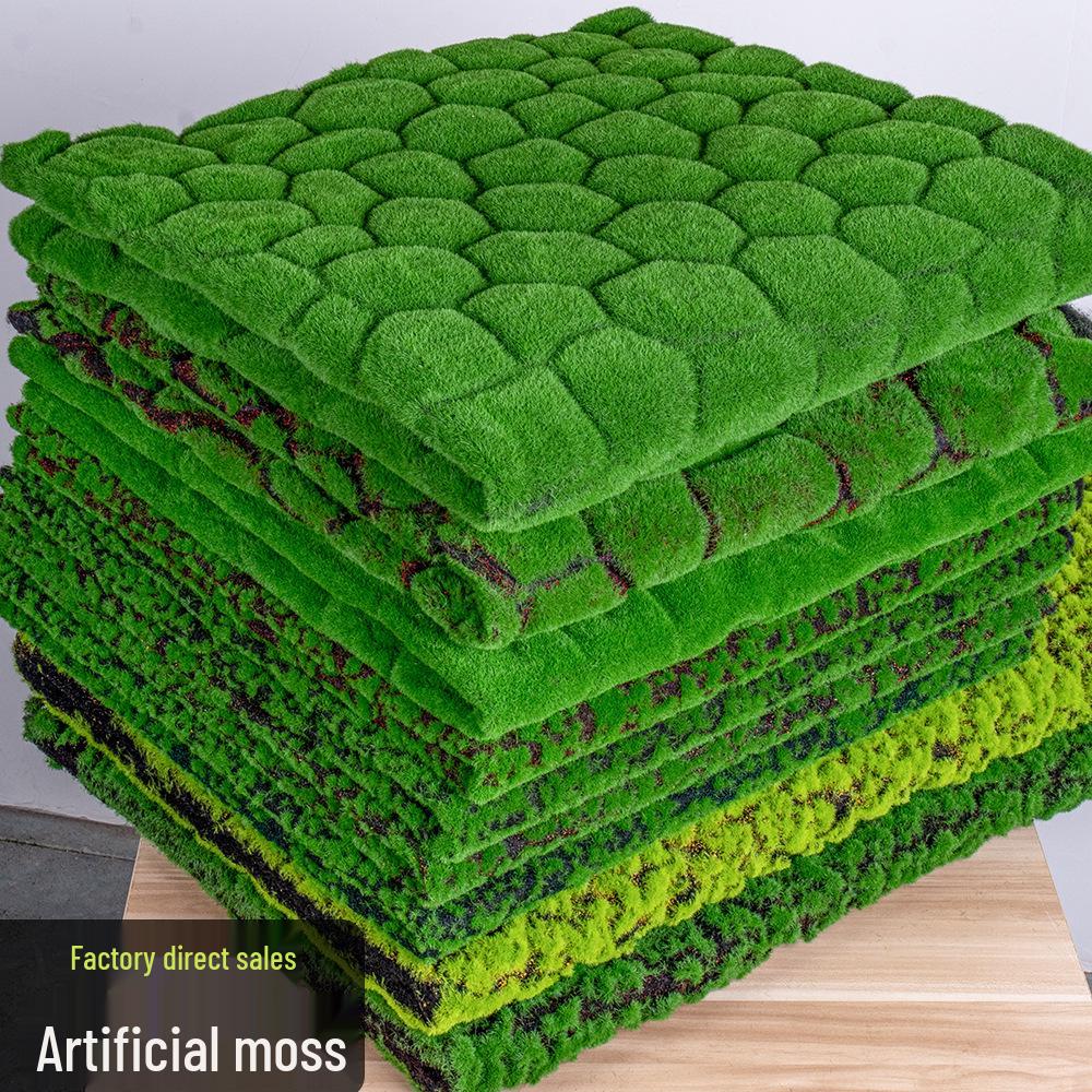 Artificial Moss Turf for Landscaping and Decor