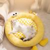 Warm and Thickened Autumn and Winter Cat Nest  Plush Round Nest  Elf Briquettes Plush Dog Nest  Deep Sleep Pet Nest