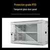 Shengwei 6U Wall Mount Network Cabinet with Tempered Glass Door
