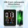 Laser Dust 5 In 1 Air Quality Detector PM1.0/PM2.5/PM10 Air Quality Tester Temp Humidity Meter Rechargeable Air Quality Monitor
