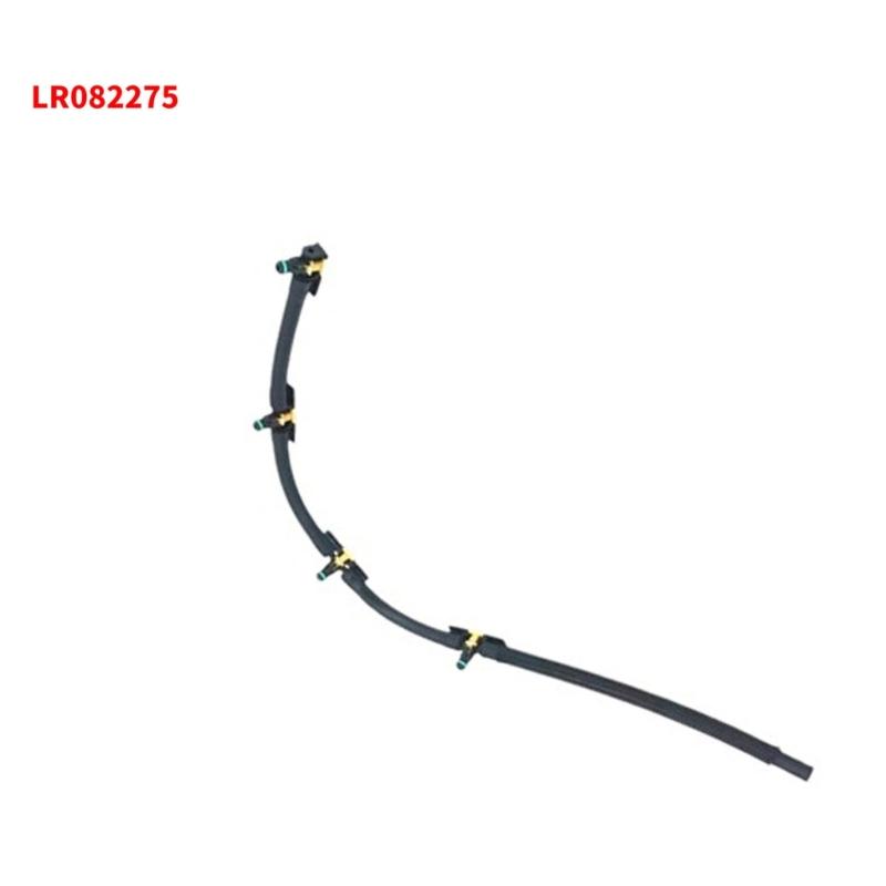 Fuel Injector Return Pipe Leak Offs and Clip LR082275, JDE38281 Fuel Overflow Hose for Select Models