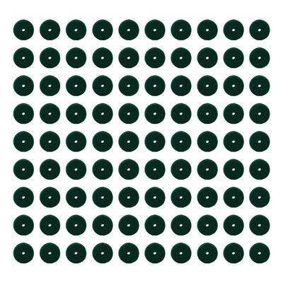 90Pcs Green Piano Felt Pad Noise Reduction Round Piano Felt Keyboard Felt Balance Washer
