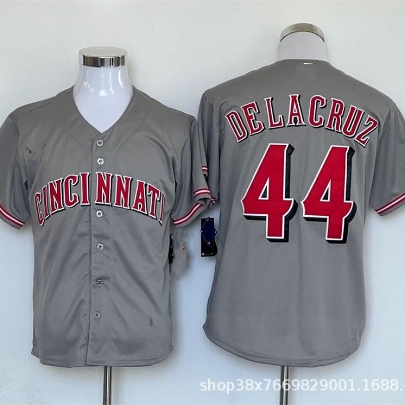 Cincinnati Reds Embroidered Baseball Jersey Unisex Fan Apparel Hoodie Sweatshirt Wear