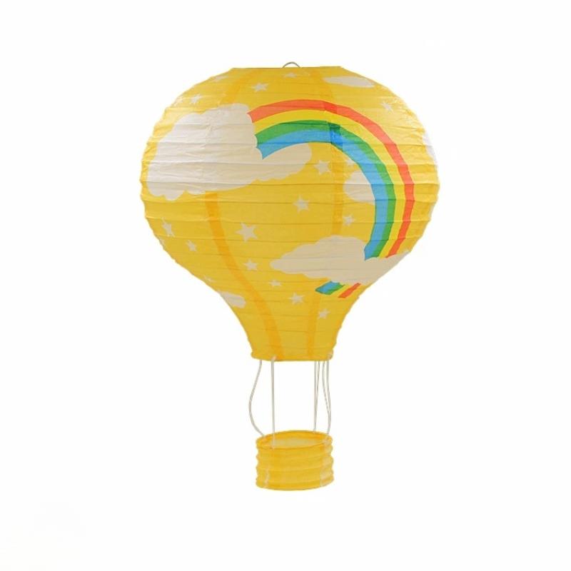 New 12inch Hot Air Balloon Paper Lantern Chinese Hanging Lantern Lamp Birthday Party Wedding Decor Lanterns Baby Showers